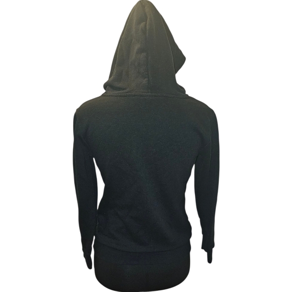Puma Black Hoodie with Silver Logo - Picture 3 of 4